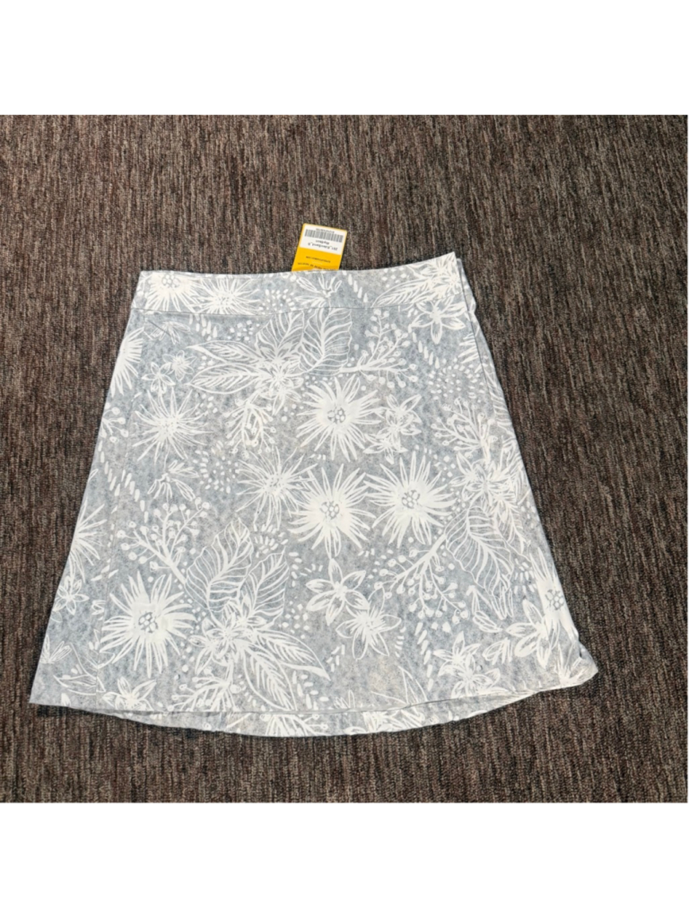RipSkirt Hawaii floral Grey Wrap Swim Skirt Coverup Small NWT